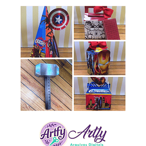 Caixas para Doces- Vingadores 