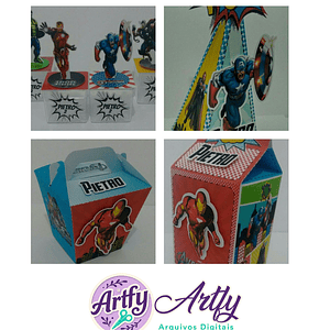 Caixas para Doces- Vingadores 