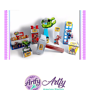 Caixas para Doces- Vingadores 