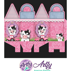 Caixeta para Doces - Vaquinhas 