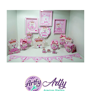 Kit Festa - Ursinha Realeza 