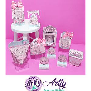 Caixeta para Doces - Ursinha Bailarina 