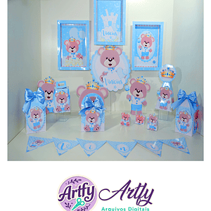 Kit Festa - Ursinho Realeza 