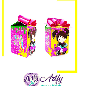 Caixeta Para Doce - Slime menina