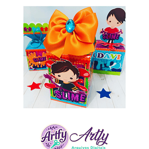 Caixeta para Doce - Slime Menino 