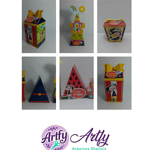 Caixas para Doces- Show da Luna 