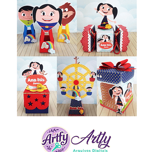 Caixas para Doces- Show da Luna 