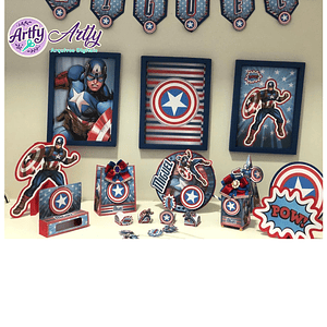 Kit festa - Capitão America