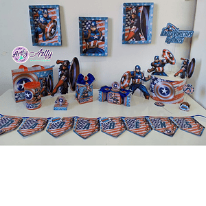 Kit festa - Capitão America
