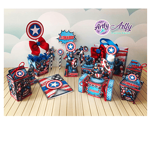 Kit festa - Capitão America