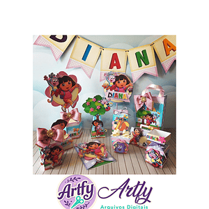Kit Festa - Dora Aventureira 