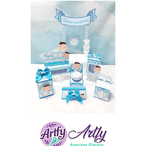 Kit Festa - Tchau Fraldinha menino 