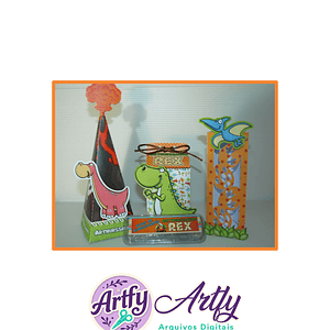 Caixas Para Doces - Dinossauros 