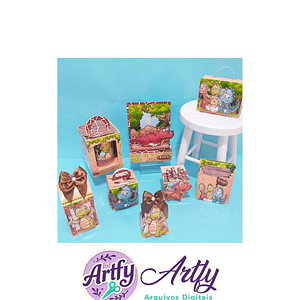 Caixas Para Doces - Dinossauros 