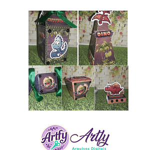 Caixas para Doces- Dinossauro 