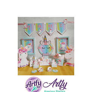 Kit festa - Unicórnio 