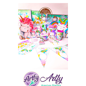 Kit festa - Unicórnio 