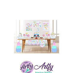 Kit festa - Unicórnio Completo 