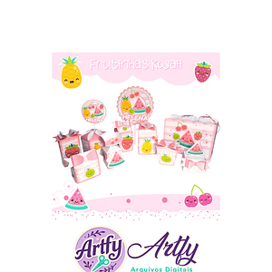 Kit Festa - Frutas Kwaii