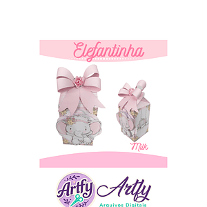 Caixeta Para Doce - Elefantinha