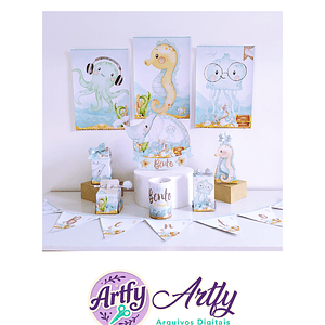 Kit Festa - Fundo do Mar Menino