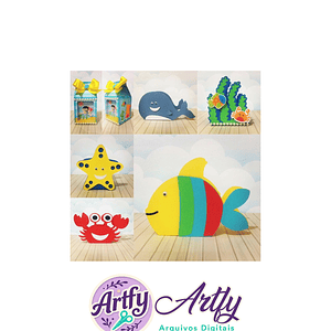 Kit Festa - Fundo do Mar 