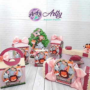 Caixinhas Safari - Meninas