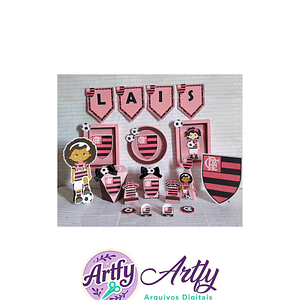 Kit Festa - Flamengo Rosa 