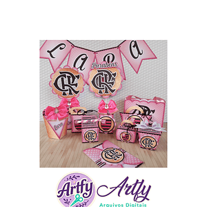 Kit Festa - Flamengo Rosa 