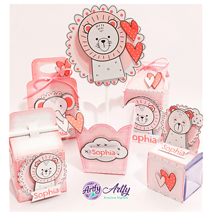 Kit Festa Animais - Menina