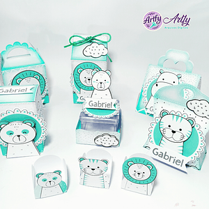 Caixinhas Animais - Meninos