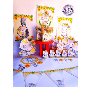 Kit Festa - Elefantinhos