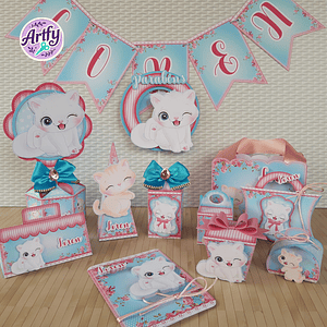 Kit Festa - Gatinha