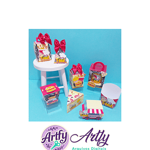 Caixas Para Doce - Fast Food 