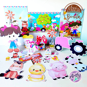 Kit Festa - Fazendinha Menina