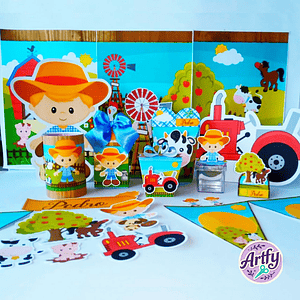 Kit Festa - Fazendinha Menino