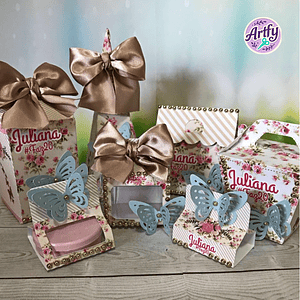 Caixinhas - Jardim de borboletas