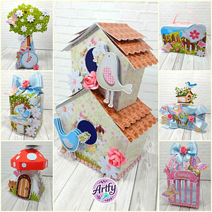 Caixinhas - Jardim encantado