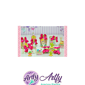 Kit Festa - Lhama Cactus 