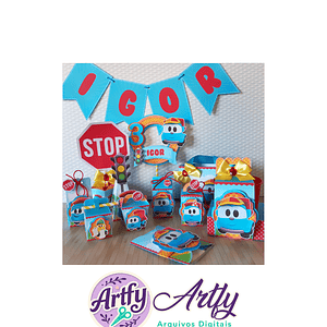 Kit Festa - Léo o caminhão 