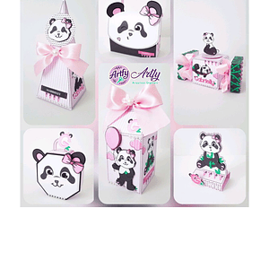 Caixinha Panda Menina