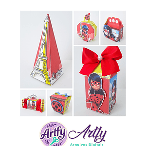 Caixa Para Doces - LadyBug