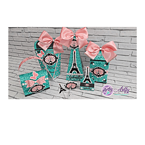 Caixinha Paris Turquesa 