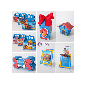 Caixinhas Patrulha Canina Festa 