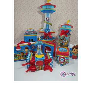 Festa com a turma da patrulha 