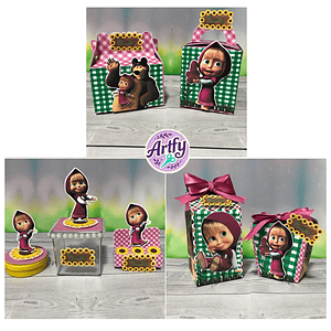 Caixinhas - Marsha e o Urso