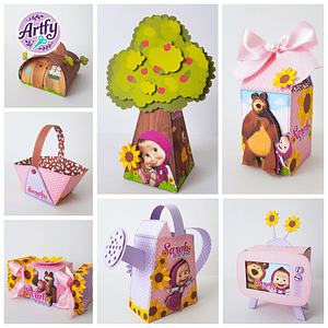 Caixinhas - Marsha e o Urso