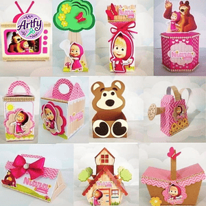 Caixinhas - Marsha e o Urso