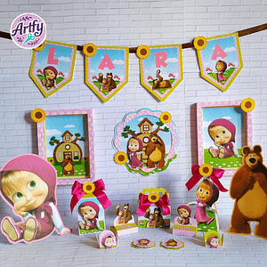 Kit Festa - Marsha e o Urso