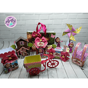 Caixinhas - Marsha e o Urso